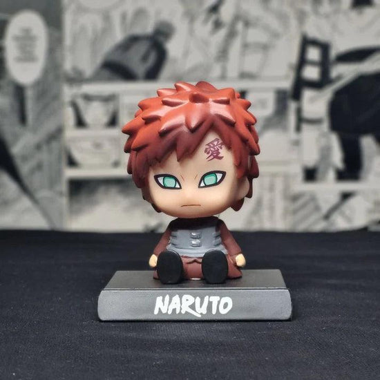 Naruto Gaara Anime Bobblehead With Mobile Holder For Cars - Senzo