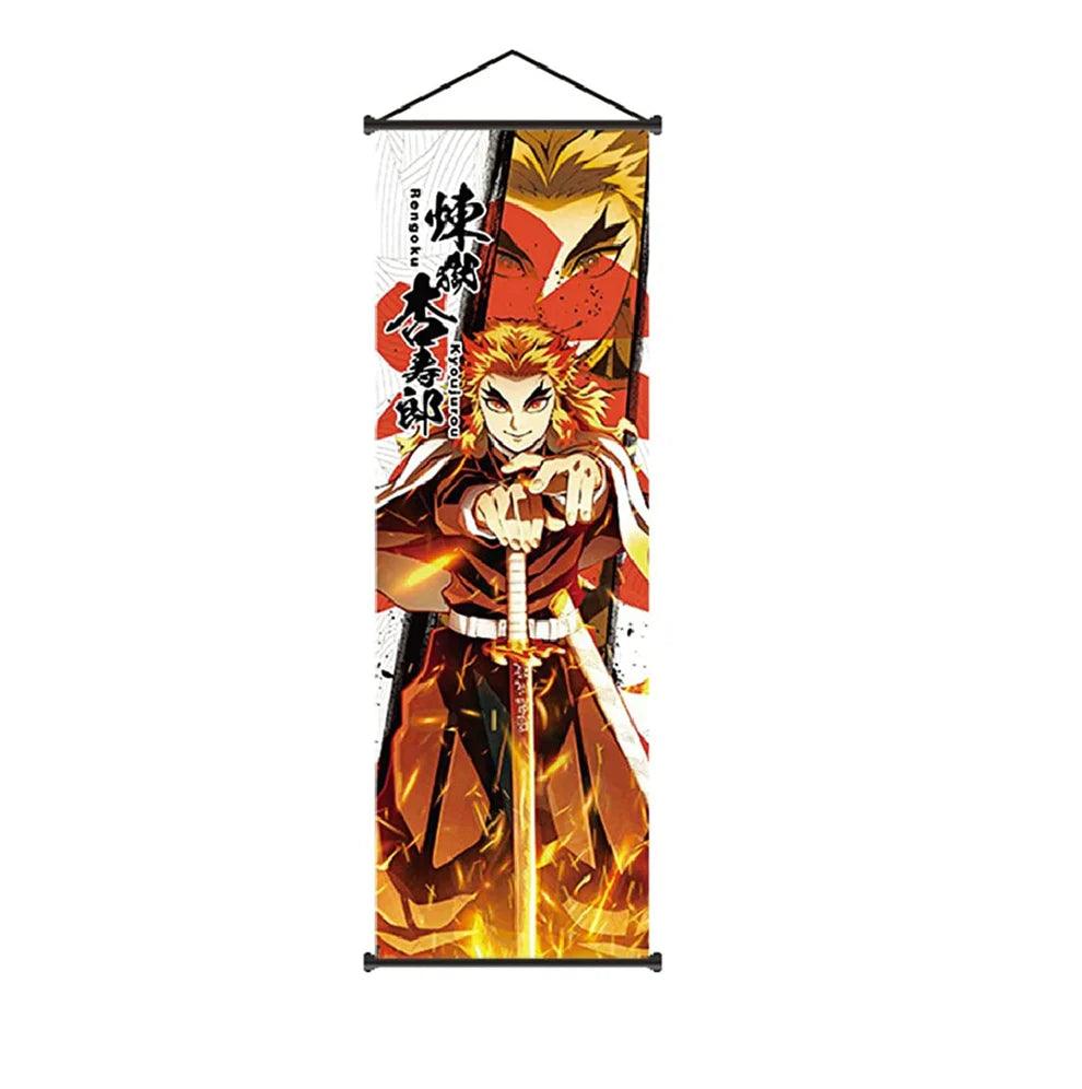 Demon Slayer Rengoku Kyoujurou Demon Slaying Corps Anime Poster Wall Scroll - Senzo