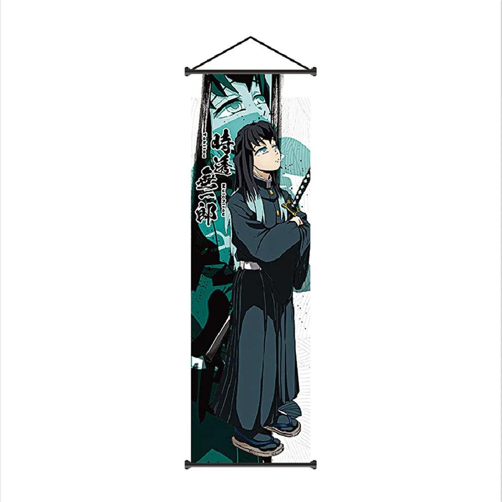 Demon Slayer Tokitou Muichirou Model 2 Slaying Corps Anime Poster Wall Scroll - Senzo