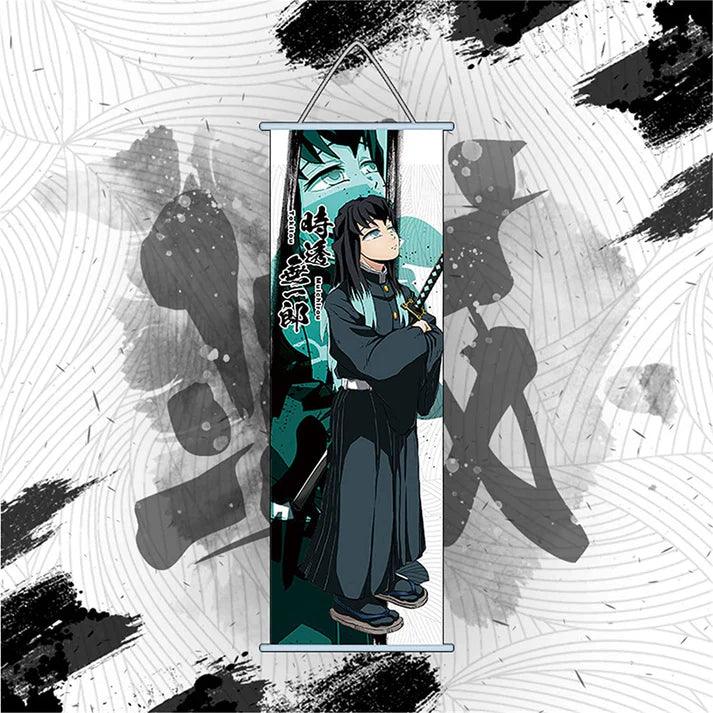 Demon Slayer Tokitou Muichirou Model 2 Slaying Corps Anime Poster Wall Scroll - Senzo