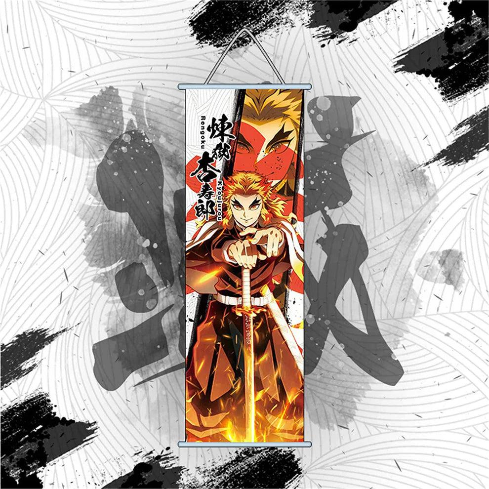 Demon Slayer Rengoku Kyoujurou Demon Slaying Corps Anime Poster Wall Scroll - Senzo