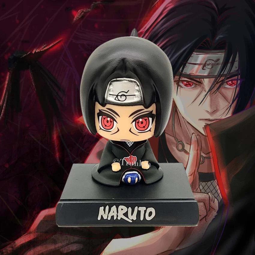 Naruto Anime Itachi Uchiha Bobblehead With Mobile Holder - Senzo