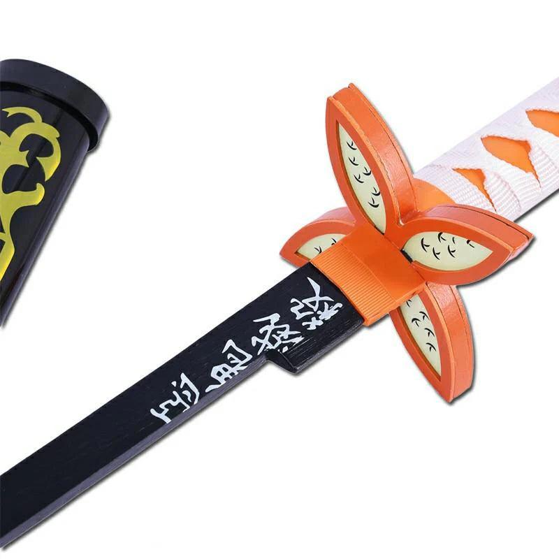 Demon Slayer Shinobu Kocho Nichirin Wooden Blade Katana for Cosplay Wooden Sword - Senzo