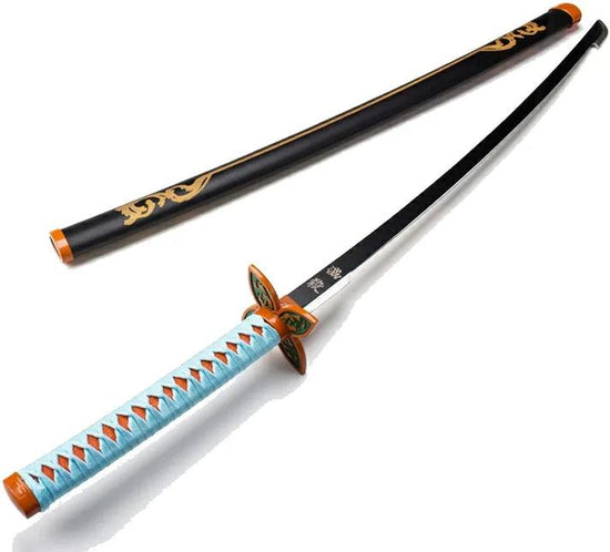 Demon Slayer Shinobu Kocho Nichirin Wooden Blade Katana for Cosplay Wooden Sword - Senzo