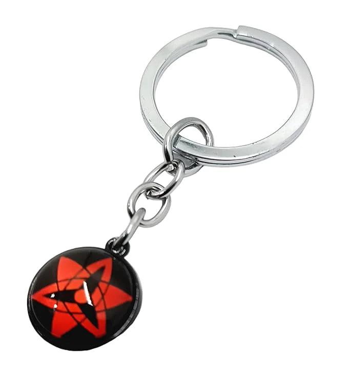 Naruto Anime | Sharingan Crystal 3D Model A | Metal Keychain - Senzo