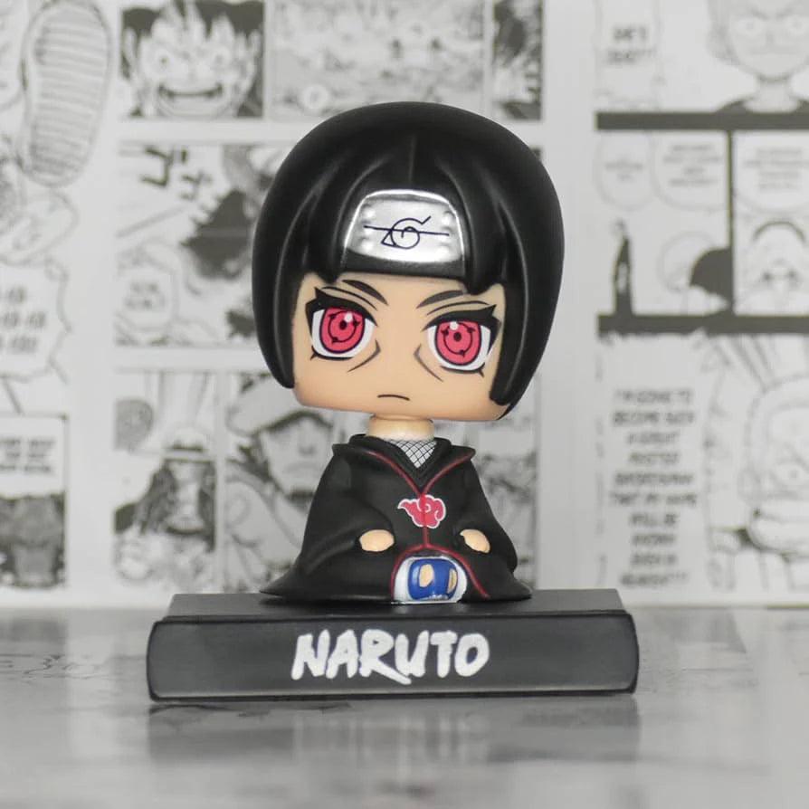 Naruto Anime Itachi Uchiha Bobblehead With Mobile Holder - Senzo