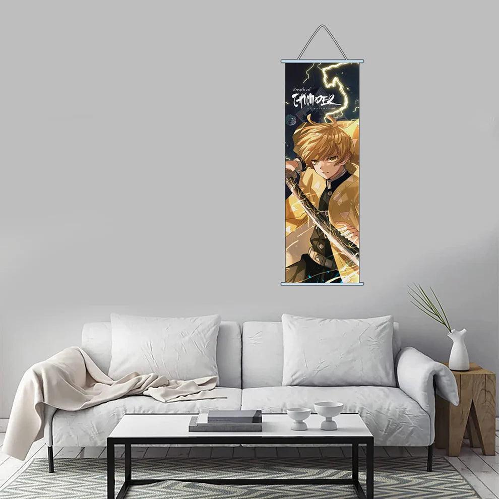 Demon Slayer Zenitsu Agatsuma Model 2 Slaying Corps Anime Poster Wall Scroll - Senzo