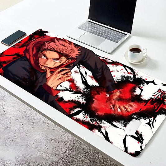 Jujutsu Kaisen Yuji Itadori Gaming Mouse Pad | 700mm x 300mm | Anime Desk Mat