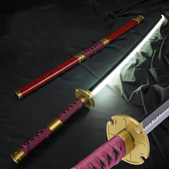 One Piece Roronoa Zoro Sandai Kitetsu LED Katana | Collectible Sword