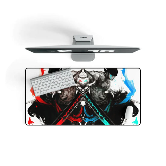 One Piece Zoro Attacking Gaming Mouse Pad | 700mm x 300mm | Anime Desk Mat