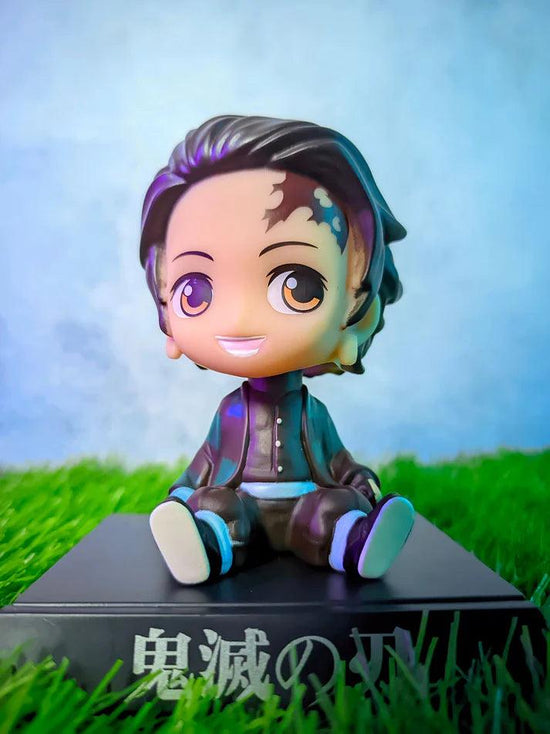 Demon Slayer Tanjiro Kamado Bobblehead With Mobile Holder For Cars - Senzo