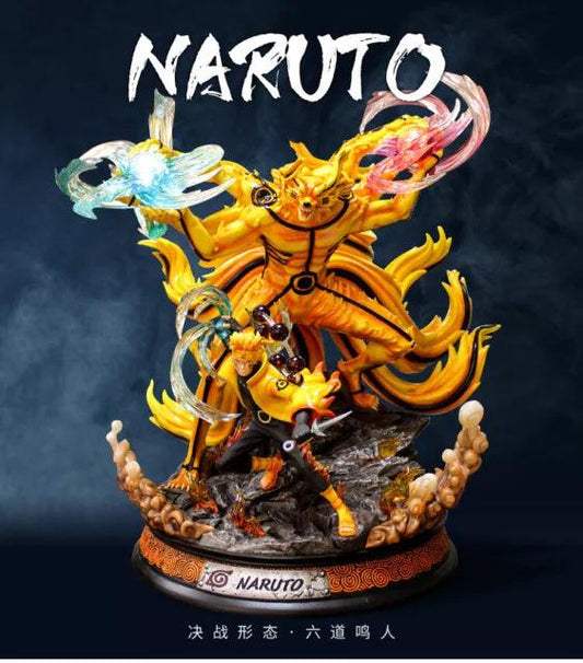 Naruto Shippuden | Sage of Six Paths Naruto & Kurama Ultimate Battle Mode GK Anime Action Figure | Limited Edition - Senzo