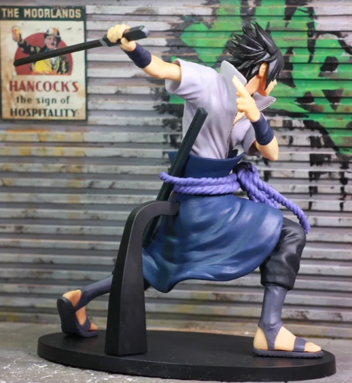 Naruto Sasuke Uchiha With Sword PVC Action Figure