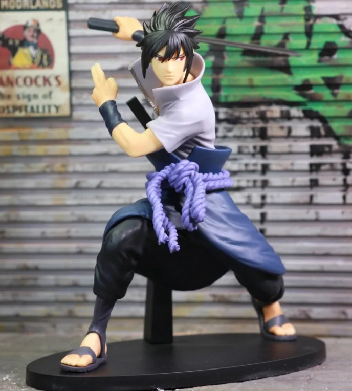 Naruto Sasuke Uchiha With Sword PVC Action Figure