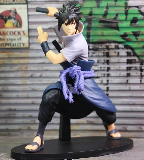 Naruto Sasuke Uchiha With Sword PVC Action Figure