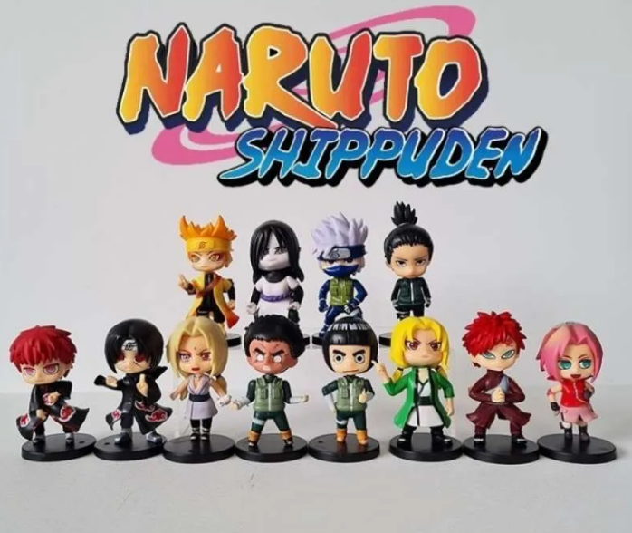 Naruto Anime Figures Set Of 12 | 7- 8 Cm