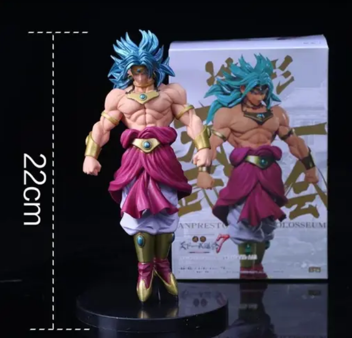 DBZ Legendary Super Saiyan Broly Blue Hair Edition Action Figure