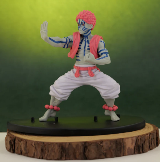 Demon Slayer | Akaza Fighting Stance Anime Action Figure | Upper Moon Rank 2