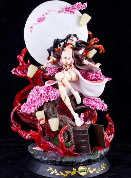 Demon Slayer Anime Statue, Exquisite Kamado Nezuko Doll Ornaments, Best Gift Collection