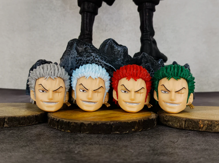 One Piece Stand Posture Roronoa Zoro Anime Action Fight Figures Pvc Statue