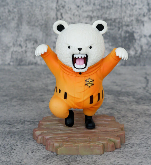 One Piece Angry Attacking Bepo Bear Action Figure