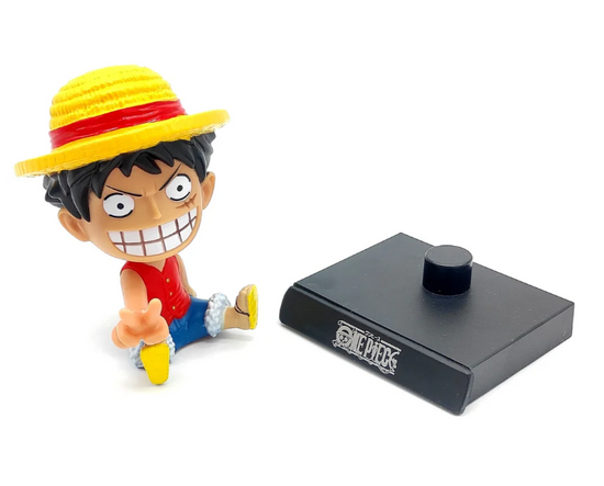 One Piece Anime Monkey D. Luffy Model 2 Bobblehead With Mobile Holder