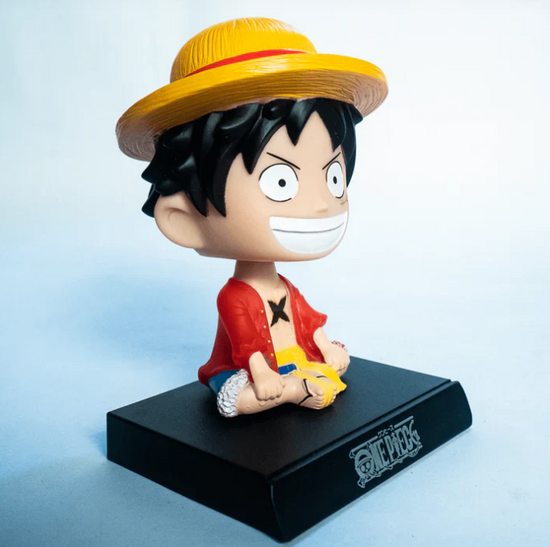 One Piece | Monkey D. Luffy Bobblehead With Mobile Holder | Car, Table, Desk