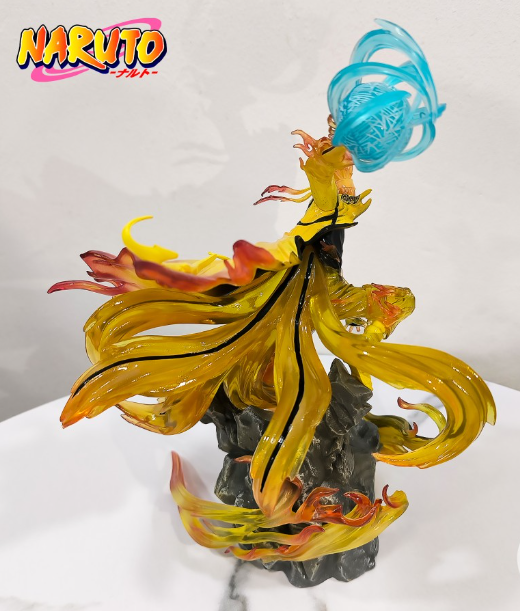 Naruto Shippuden: Naruto Uzumaki Kurama Chakra Mode Rasengan Figure – Epic Anime Collectible