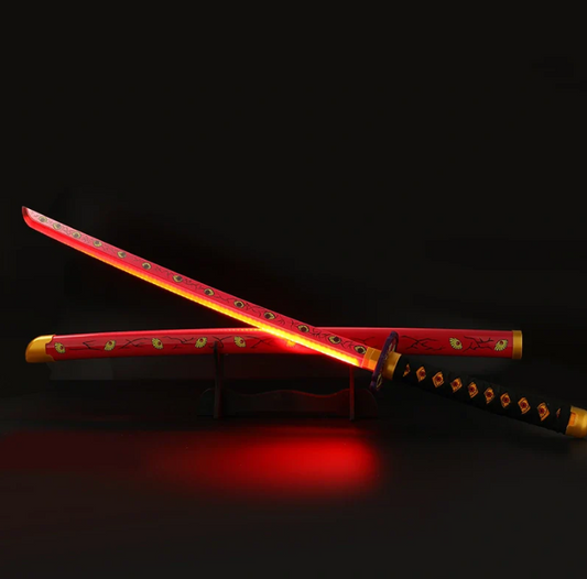 Demon Slayer Kokushibo LED Katana | Samurai Sword Replica | Collectible Sword