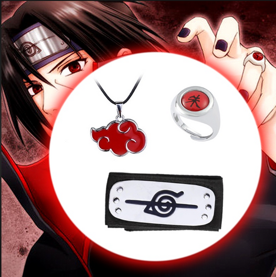 Itachi Uchiha Akatsuki Headband | Naruto Cosplay Accessory