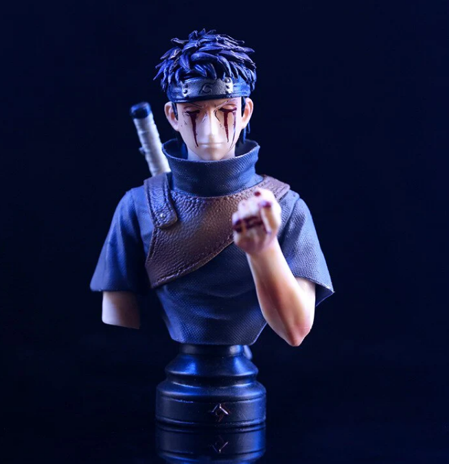 Naruto Uchiha Shisui Half-Length Bust Action Figure Naruto 11.5 Cms PVC Anime Figurine High Quality Toys