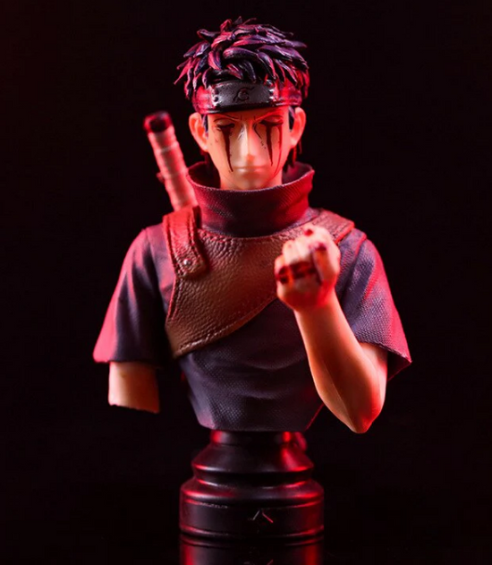 Naruto Uchiha Shisui Half-Length Bust Action Figure Naruto 11.5 Cms PVC Anime Figurine High Quality Toys