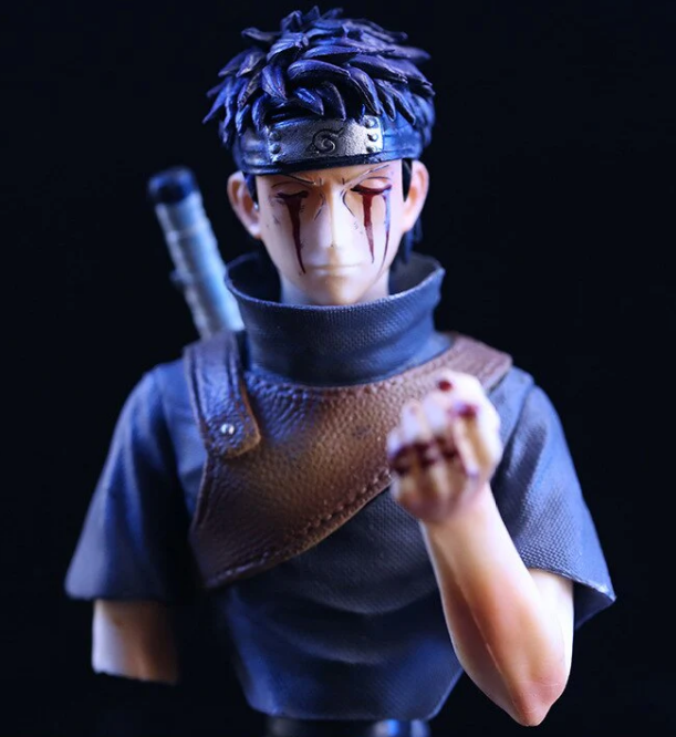 Naruto Uchiha Shisui Half-Length Bust Action Figure Naruto 11.5 Cms PVC Anime Figurine High Quality Toys