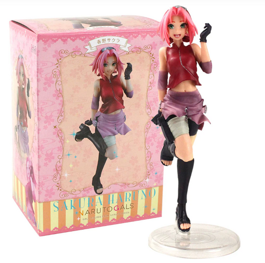 Naruto Anime Sakura Haruno Action Figure Cute Pose