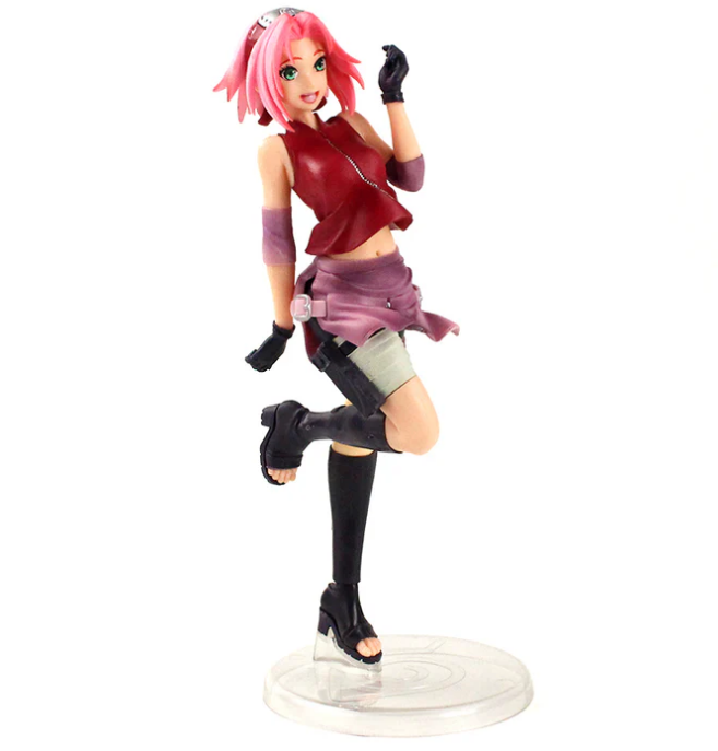 Naruto Anime Sakura Haruno Action Figure Cute Pose