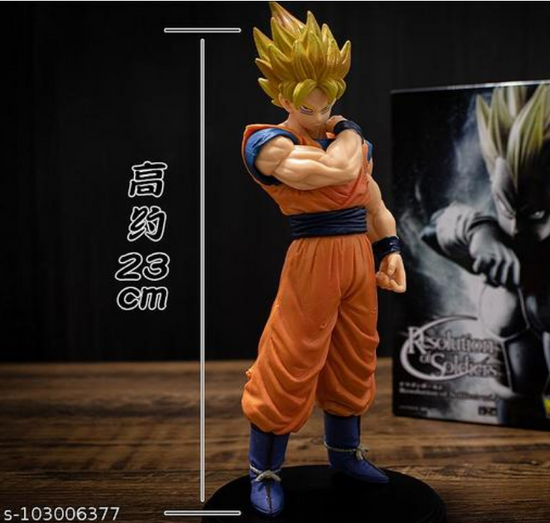 DBZ Super Saiyan Son Goku Pre Battle Warm Up Awaken Action Figure