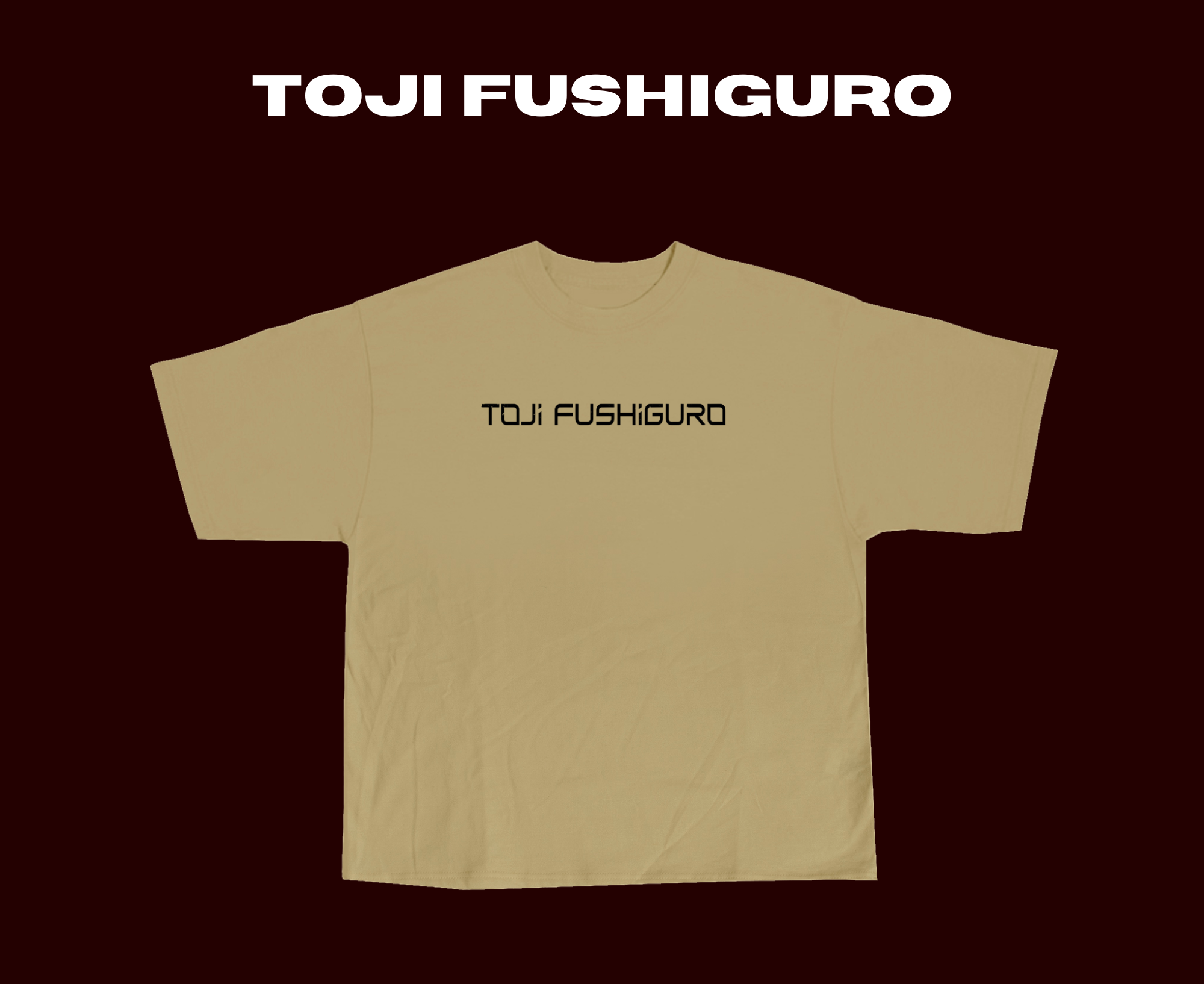 Toji Fushiguro oversized Tee