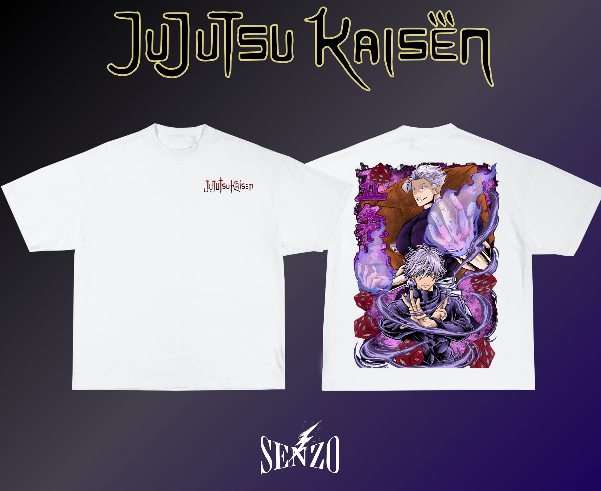 Gojo Satoru x Sukuna Oversized Tee