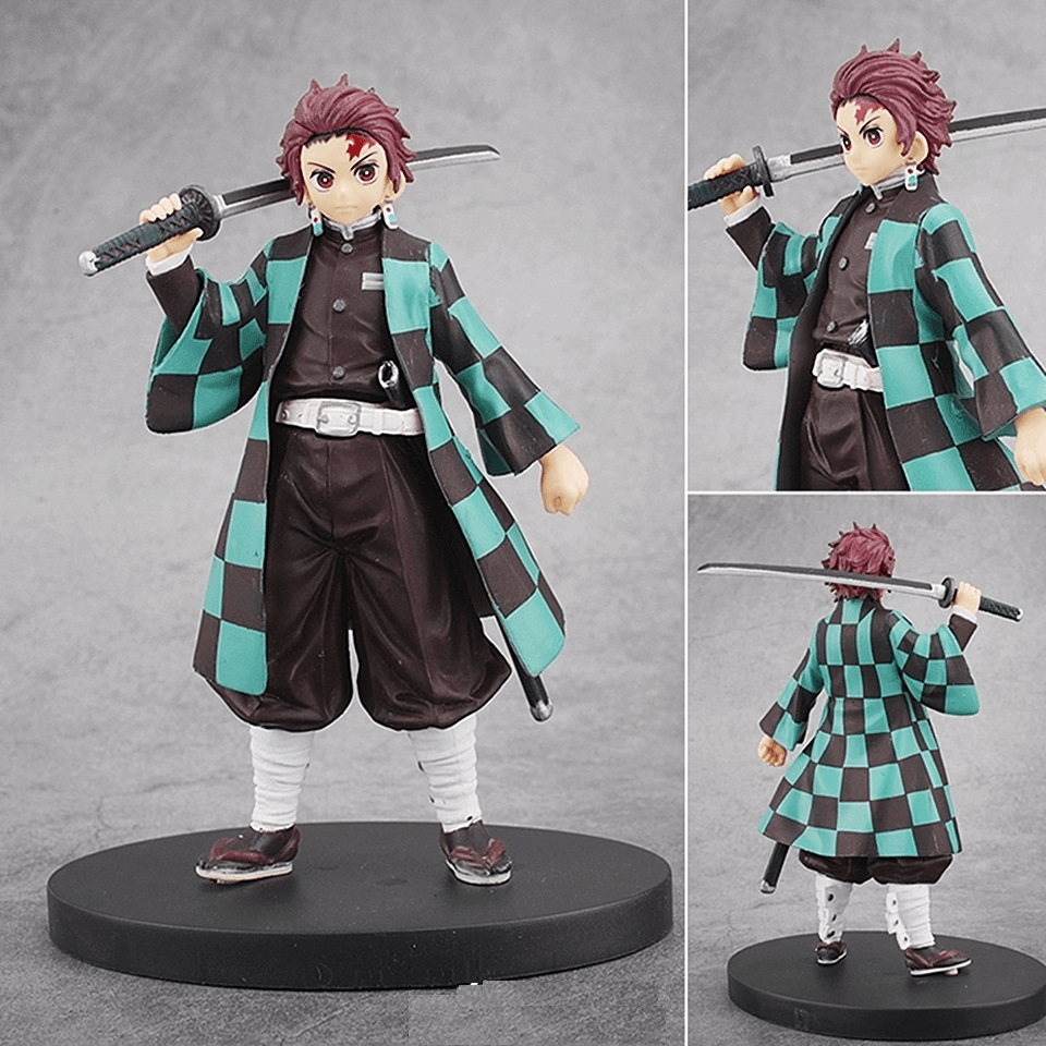 Tanjiro Kamado Action Figure PVC Model – Demon Slayer Collectible | Premium Anime Figurine - Senzo