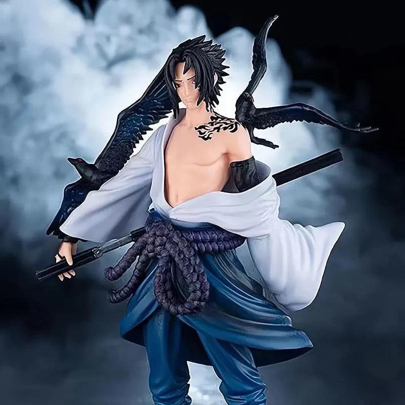 Naruto Crow Curse Uchiha Sasuke Action Humanoid Standing Action Figure - Senzo