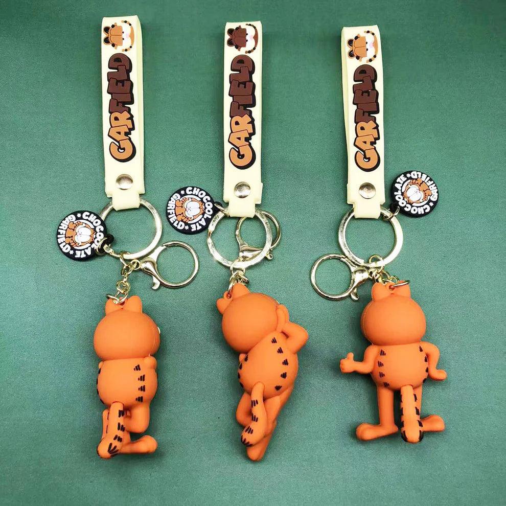 Garfield C | 3D Lanyard Keychain | Silicone - Senzo