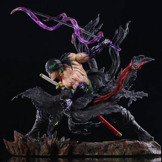 Bloody Zoro Double-Headed Action Figure – One Piece Collectible | Premium Anime Figurine - Senzo