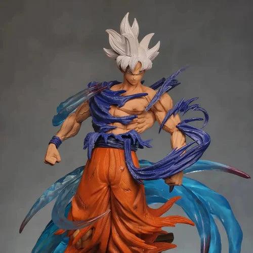 DBZ Goku Ultra Instinct Action Figure – 50 CM with 2 Heads | Premium PVC Collectible - Senzo