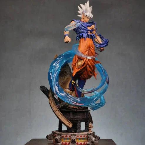 DBZ Goku Ultra Instinct Action Figure – 50 CM with 2 Heads | Premium PVC Collectible - Senzo