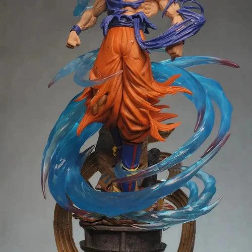 DBZ Goku Ultra Instinct Action Figure – 50 CM with 2 Heads | Premium PVC Collectible - Senzo