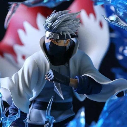 Kakashi Hatake & Ninja Dogs Action Figure – Limited Edition PVC with Lights | Naruto Collectible - Senzo